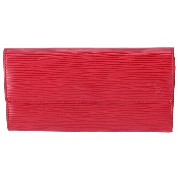 Louis Vuitton Sarah Epi Long Wallet M60316 Carmine Epi Leather - Picture 1 of 6